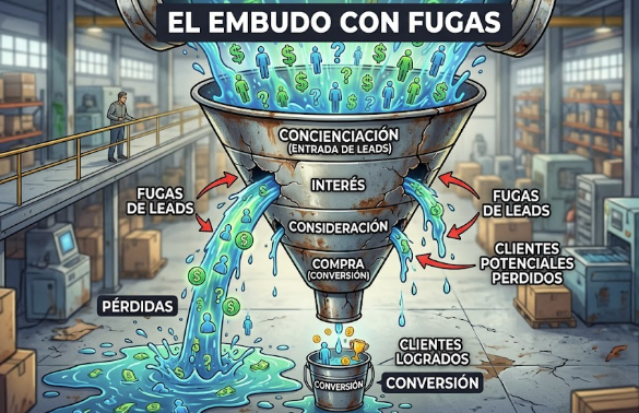 Gráfico de CRO B2B que muestra el Efecto Banana: una reducción del 42% en el CAC y un aumento del 8.5% en la tasa de conversión