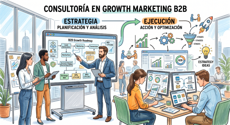 Consultoría en Growth Marketing B2B Estrategia y Ejecución