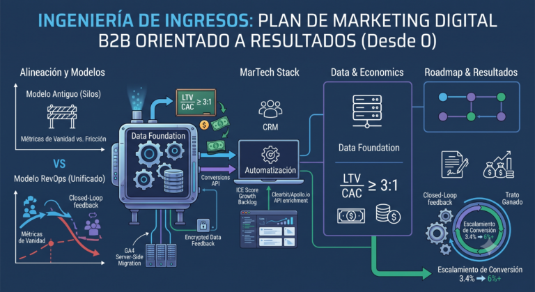 Cómo Alinear Marketing y Ventas B2B con un SLA RevOps Activo